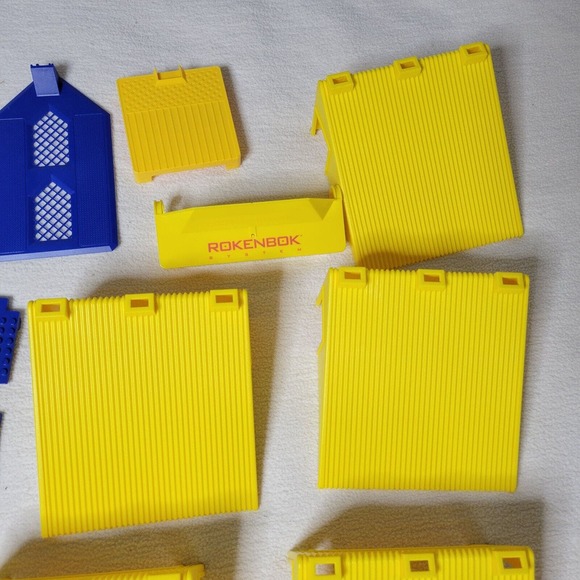 Vtg Rokenbok Parts Components Building Block Panels Toys RC Factory Deck Playset - Picture 5 of 16